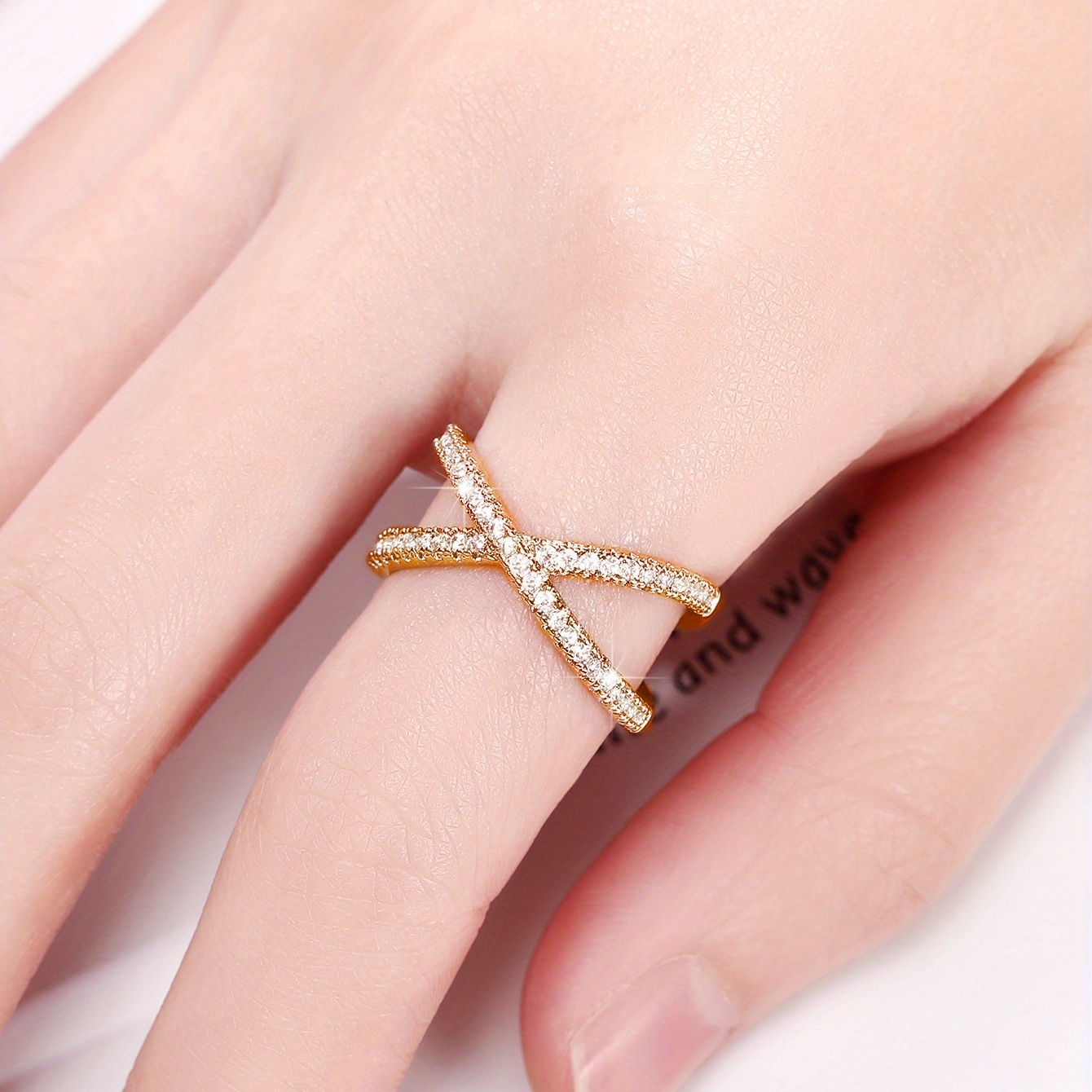 Zirconia Wedding Ring Set for Women Engagement